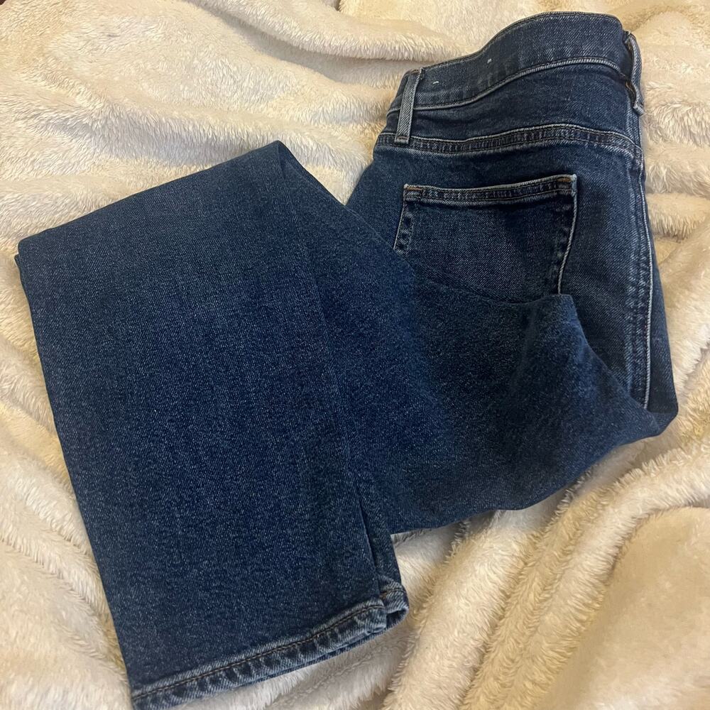 LOFT Modern Denim High Waist Skinny Ankle Jeans, Vintage Dark Wash, Size 32 / 14 - Picture 12 of 12